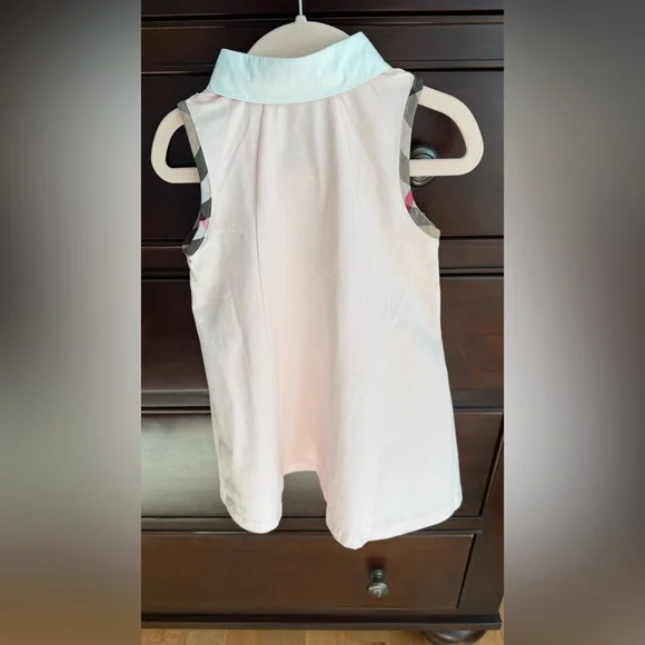 Adorable Light Pink Sleeveless Button Down Trapeze Dress